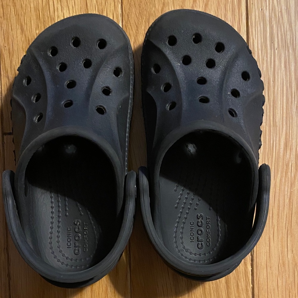 CROCS Kids Comfort Clogs - Black